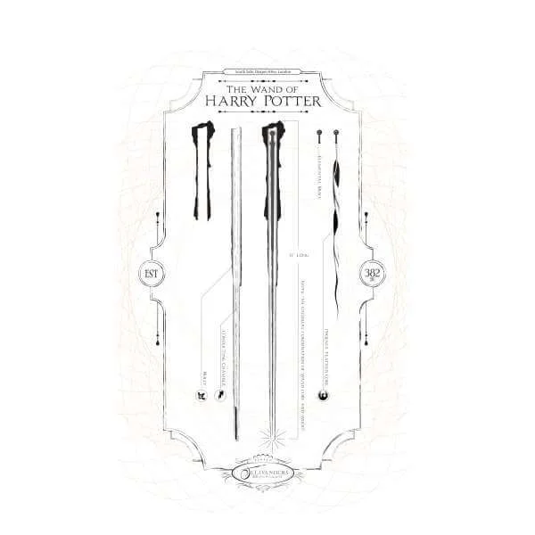 Harry Potter Wand Of Harry Potter Sweatshirt - White