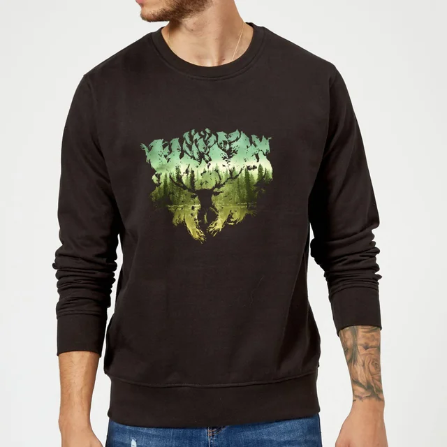 Harry Potter Patronus Lake Sweatshirt - Black