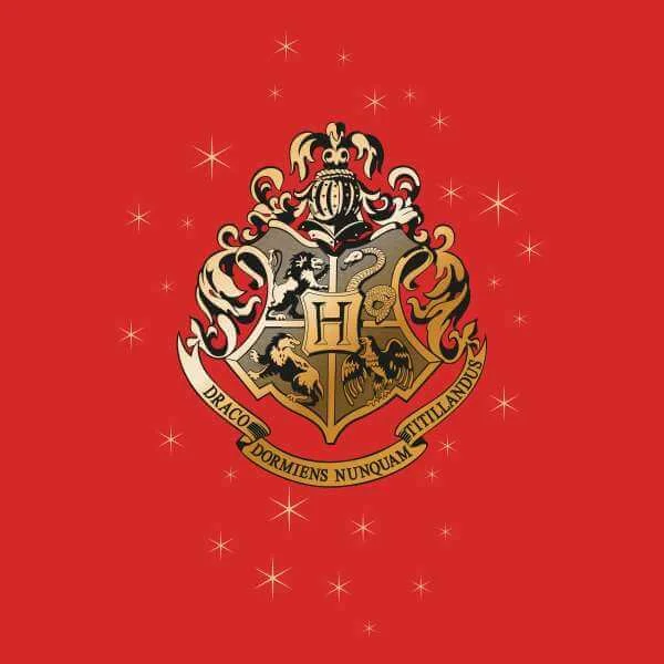 Harry Potter Star Hogwarts Gold Crest Sweatshirt - Red