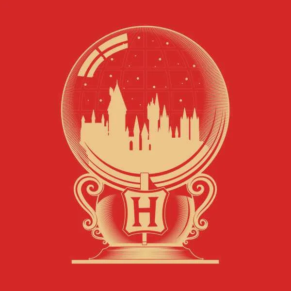 Harry Potter Hogwarts Snowglobe Sweatshirt - Red