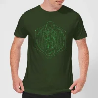 Harry Potter Morsmordre Dark Mark Men's T-Shirt - Forest Green - undefined undefined