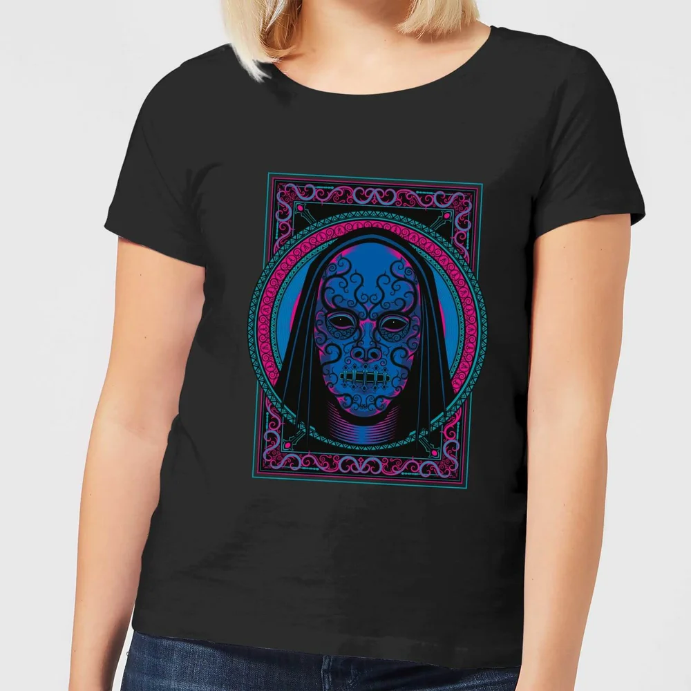 Harry Potter Death Mask Women's T-Shirt - Black - XS Image 1