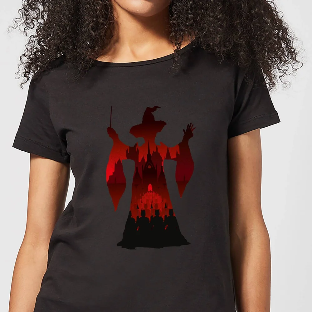 Harry Potter McGonagall Silhouette Women's T-Shirt - Black - S Image 1