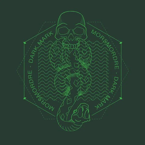 Harry Potter Morsmordre Dark Mark Women's T-Shirt - Forest Green