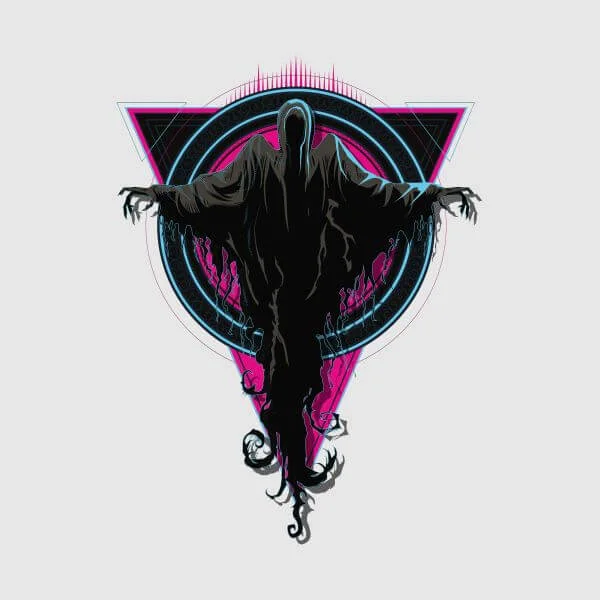 Harry Potter Dementor Neon Women's T-Shirt - Grey