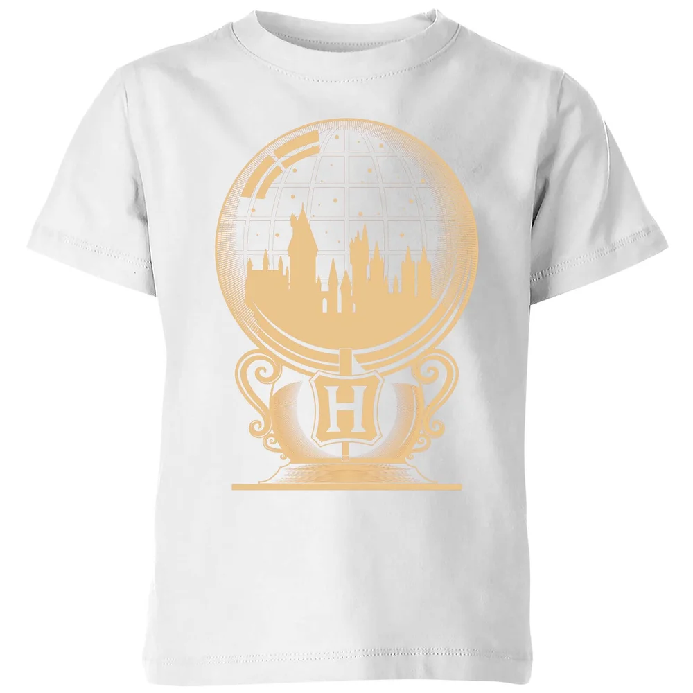Harry Potter Hogwarts Snowglobe Kids' T-Shirt - White - 3-4 ans Image 1