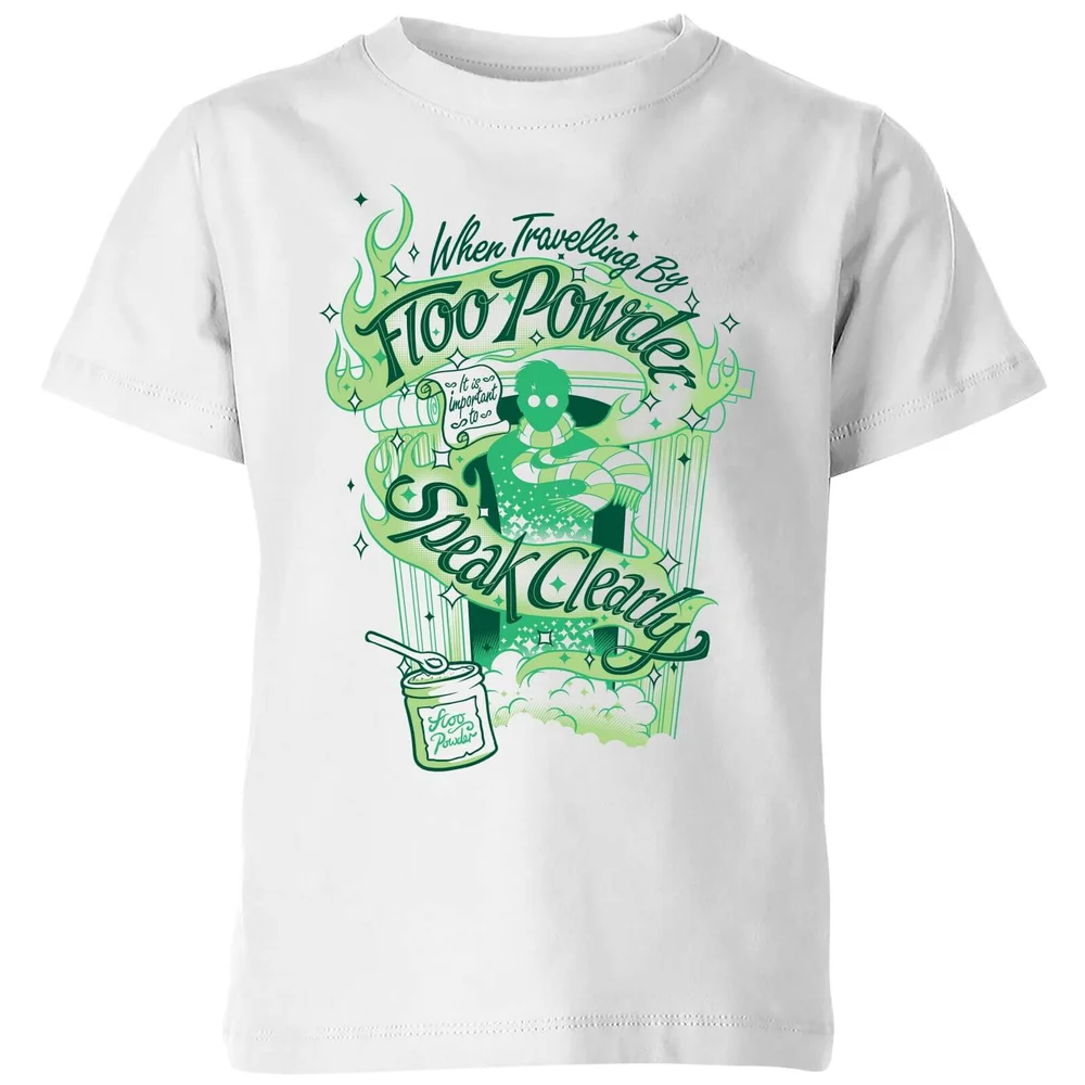 Harry Potter Floo Powder Kids' T-Shirt - White - 3-4 ans Image 1