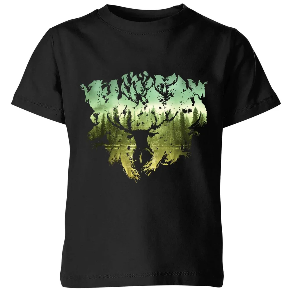 Harry Potter Patronus Lake Kids' T-Shirt - Black - 3-4 ans Image 1