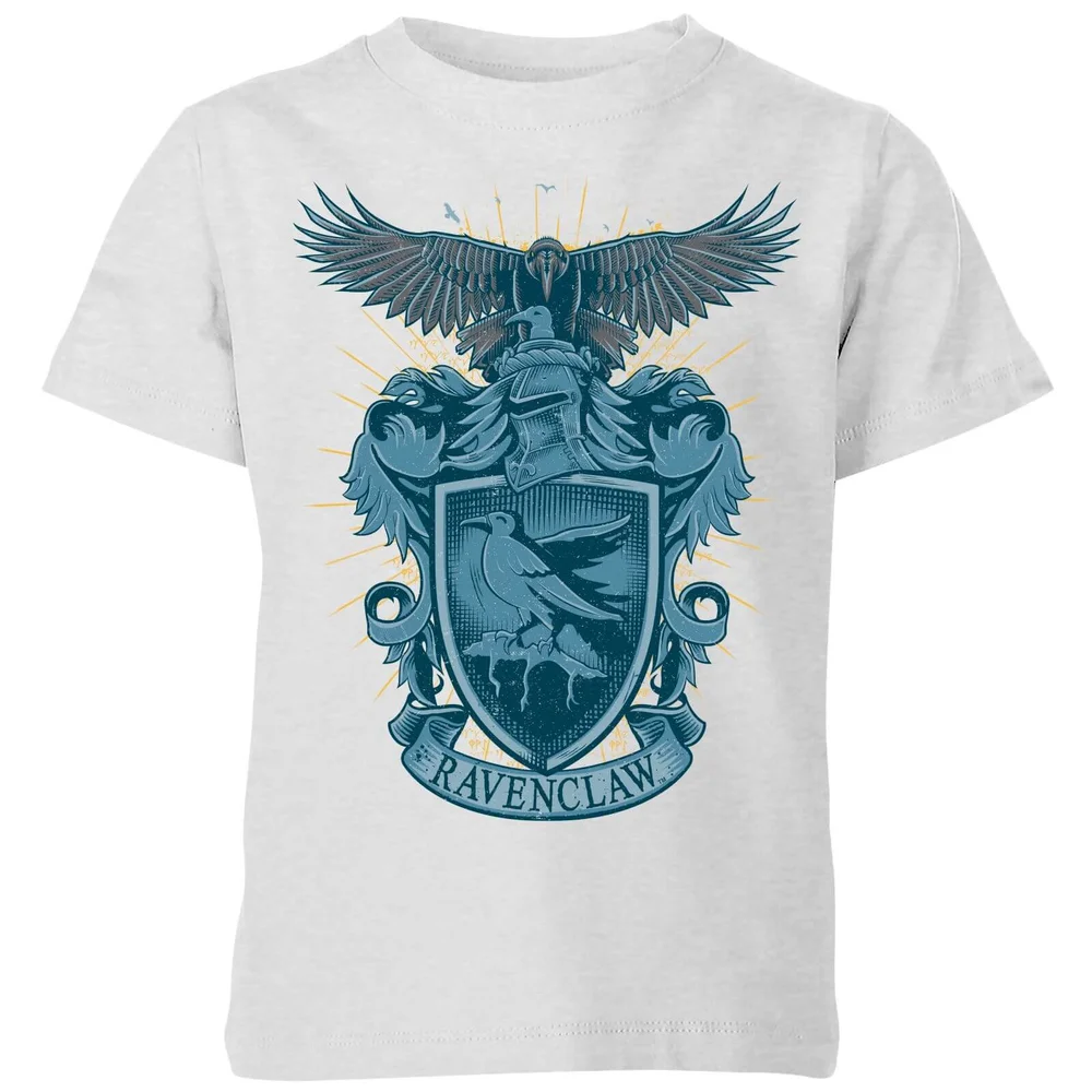 Harry Potter Ravenclaw Drawn Crest Kids' T-Shirt - Grey - 3-4 ans Image 1