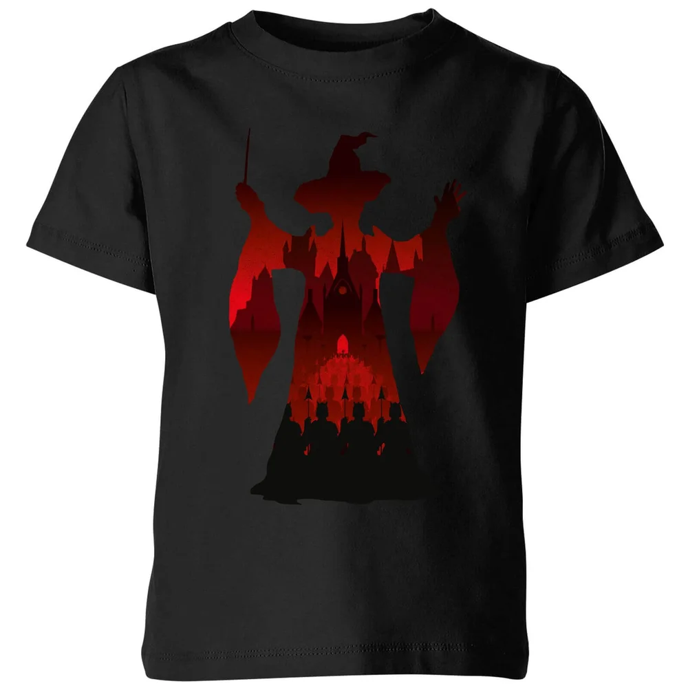 Harry Potter McGonagall Silhouette Kids' T-Shirt - Black - 3-4 ans Image 1