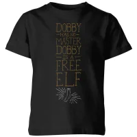 Harry Potter Dobby Is A Free Elf Kids' T-Shirt - Black - undefined undefined