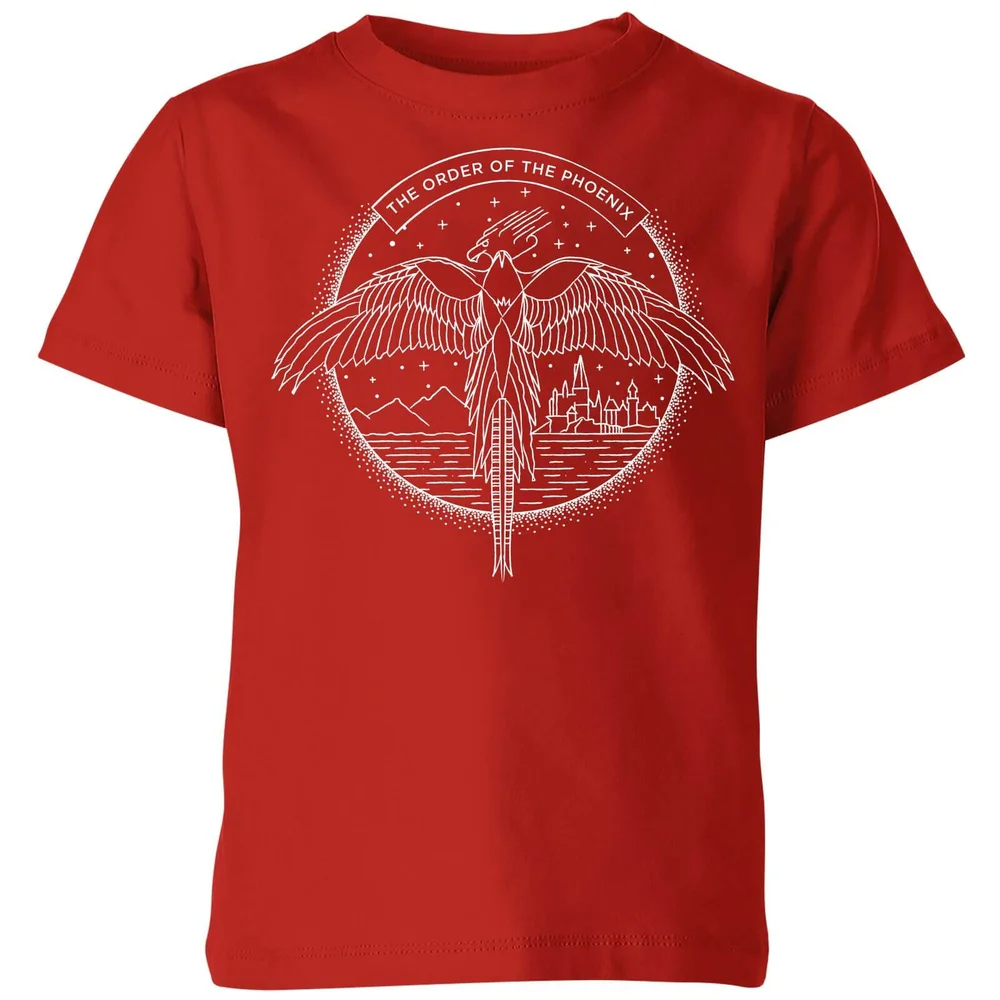 Harry Potter Order Of The Phoenix Kids' T-Shirt - Red - 3-4 ans Image 1