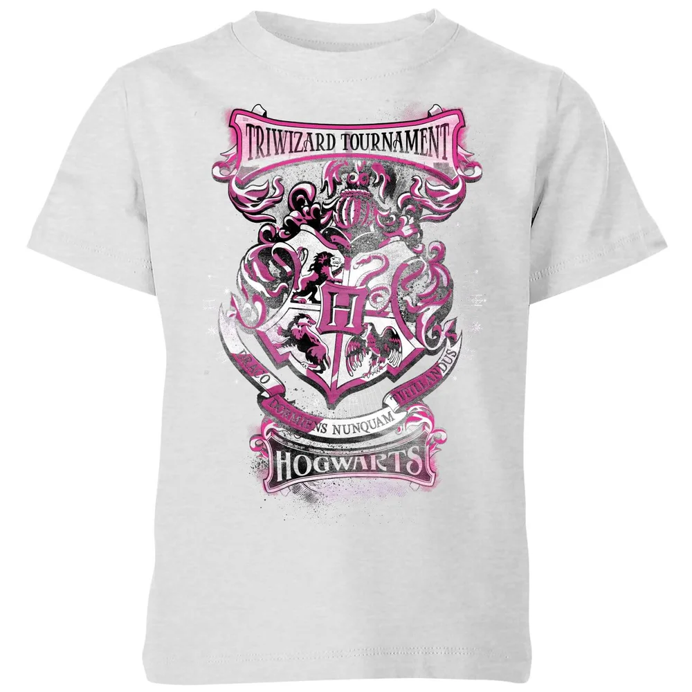 Harry Potter Triwizard Tournament Hogwarts Kids' T-Shirt - Grey - 3-4 ans Image 1