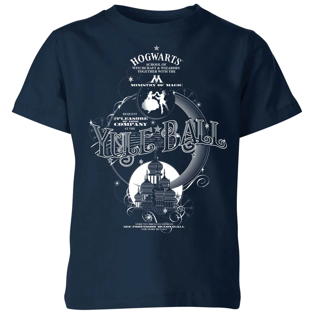 Harry Potter Yule Ball Kids' T-Shirt - Navy - 3-4 ans Image 1