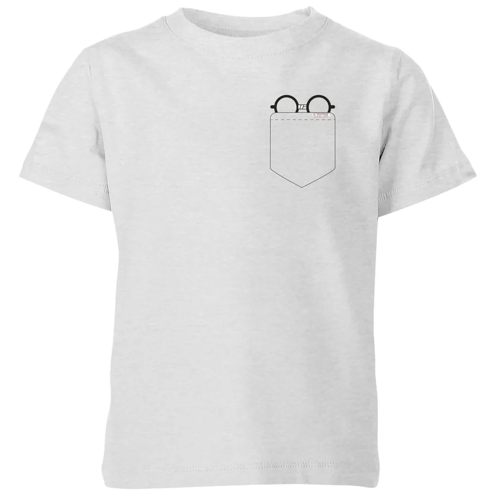 Harry Potter Harry Potter Pocket Glasses Kids' T-Shirt - Grey - 3-4 ans Image 1