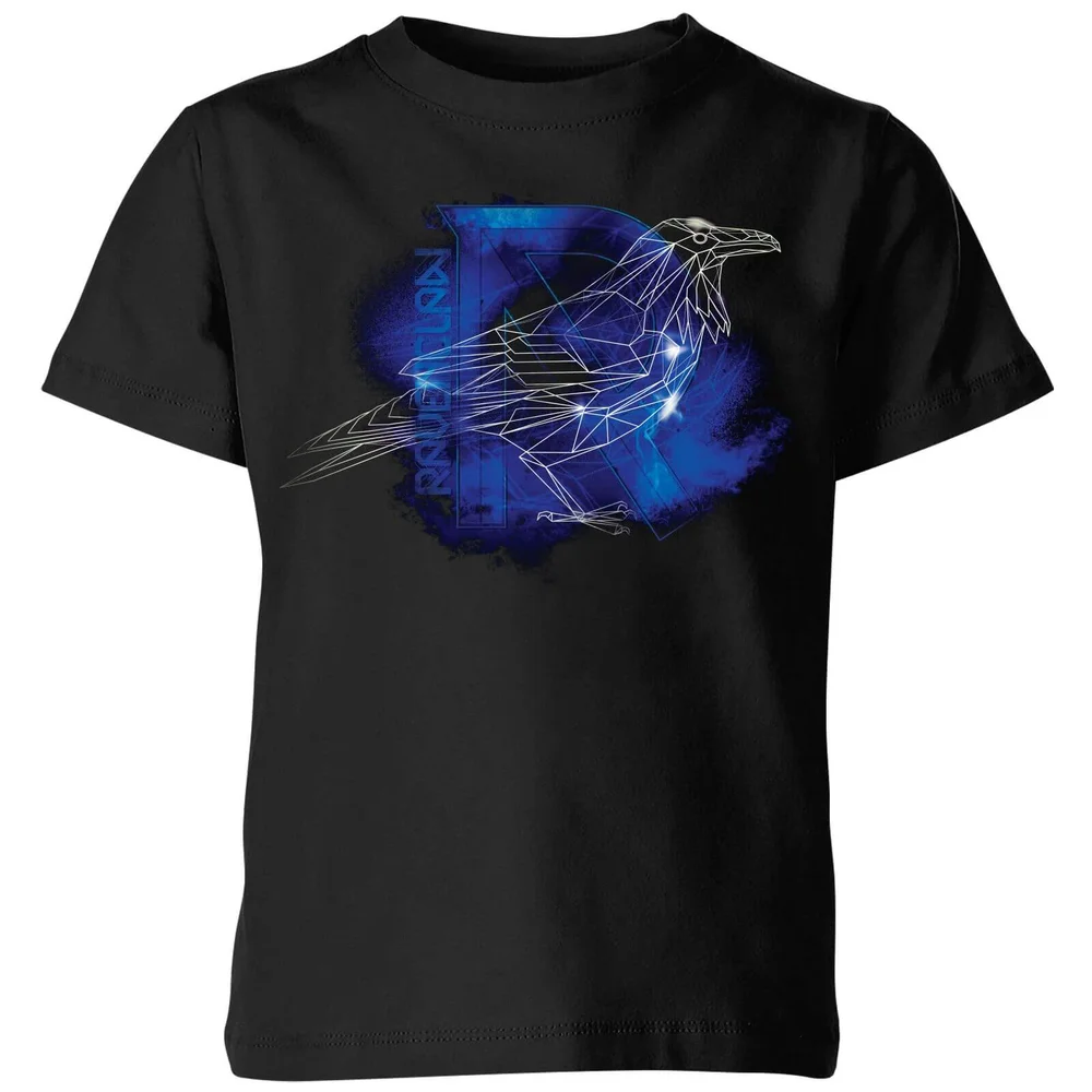Harry Potter Ravenclaw Geometric Kids' T-Shirt - Black - 3-4 ans Image 1