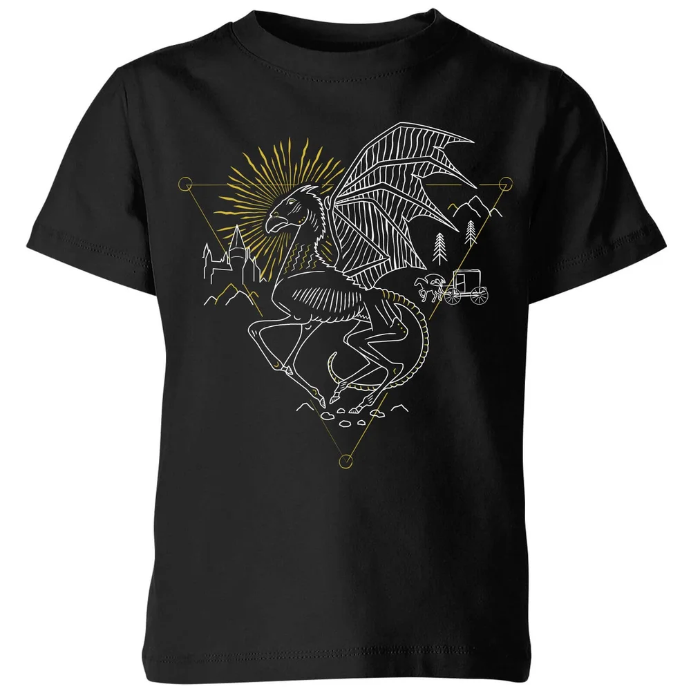 Harry Potter Thestral Kids' T-Shirt - Black - 3-4 ans Image 1