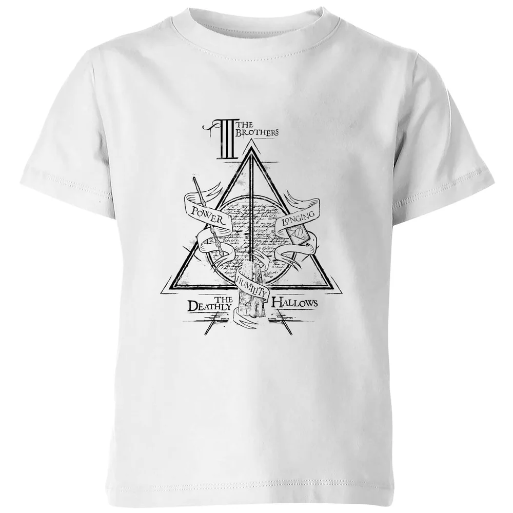 Harry Potter Three Dragons White Kids' T-Shirt - White - 3-4 ans Image 1
