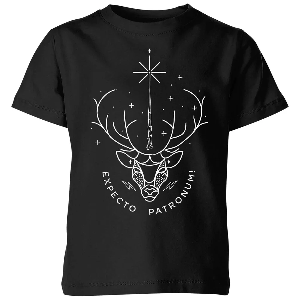 Harry Potter Expecto Patronum Kids' T-Shirt - Black - 3-4 ans Image 1