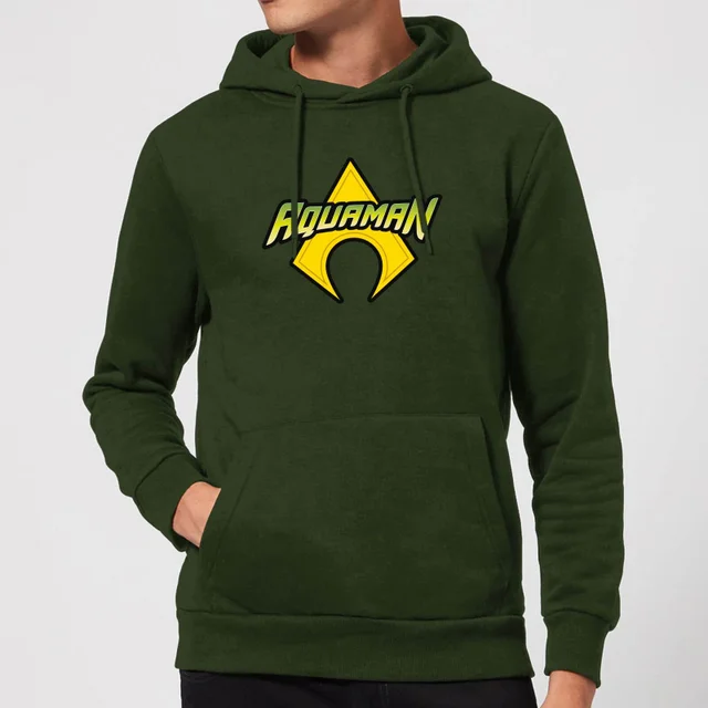Justice League Aquaman Logo Hoodie - Forest Green