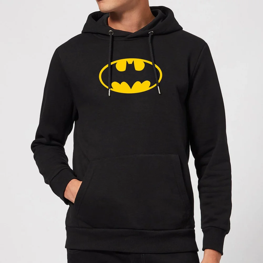 Justice League Batman Logo Hoodie - Black - S Image 1