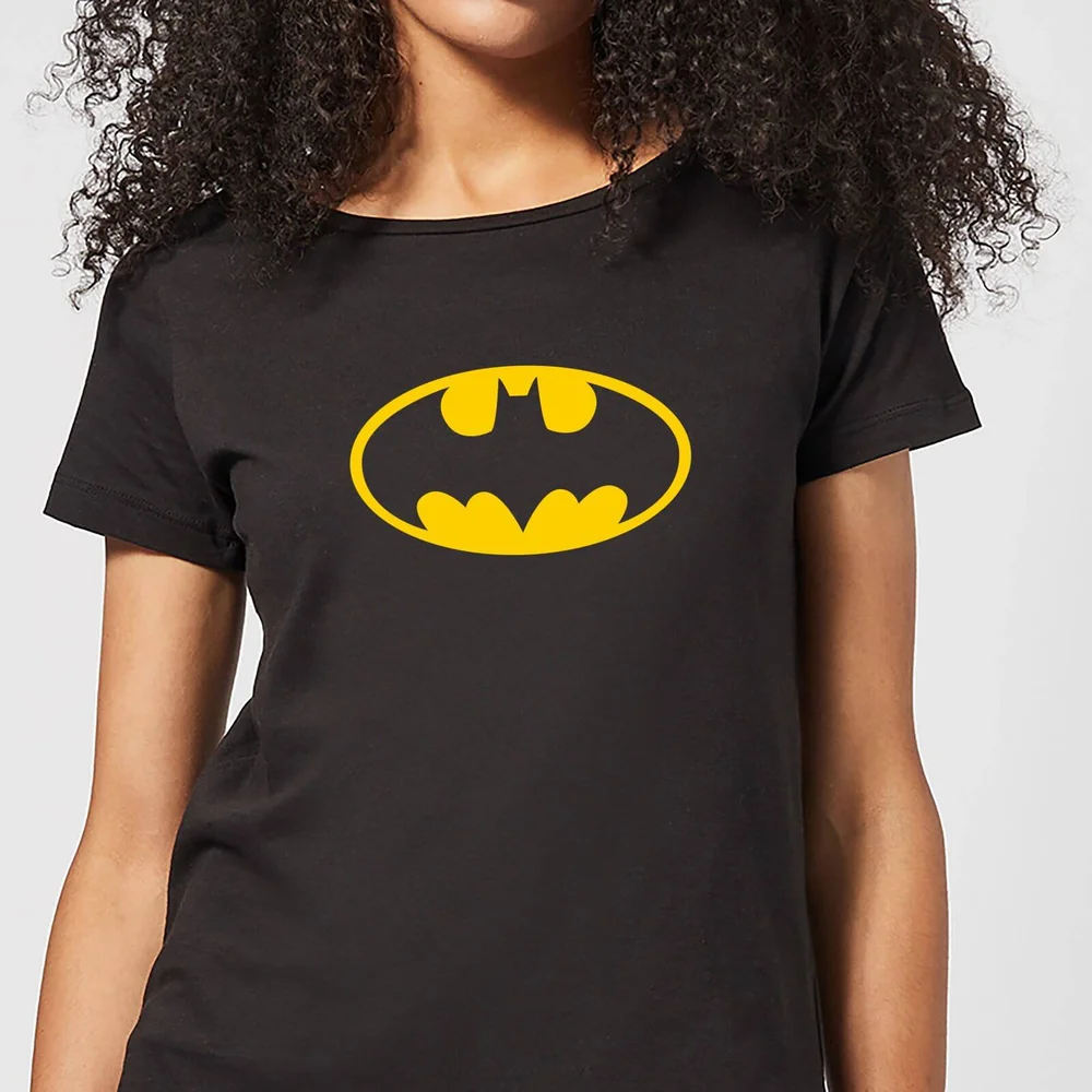 Justice League Batman Logo Women's T-Shirt - Black - XS Image 1