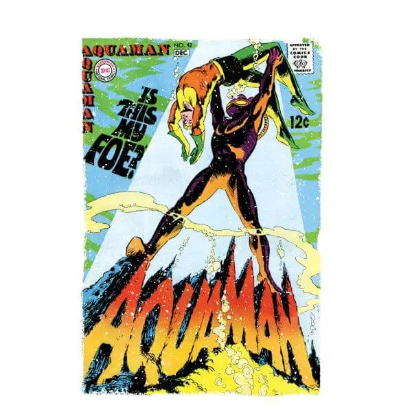 Justice League Aquaman Cover Women's T-Shirt - White