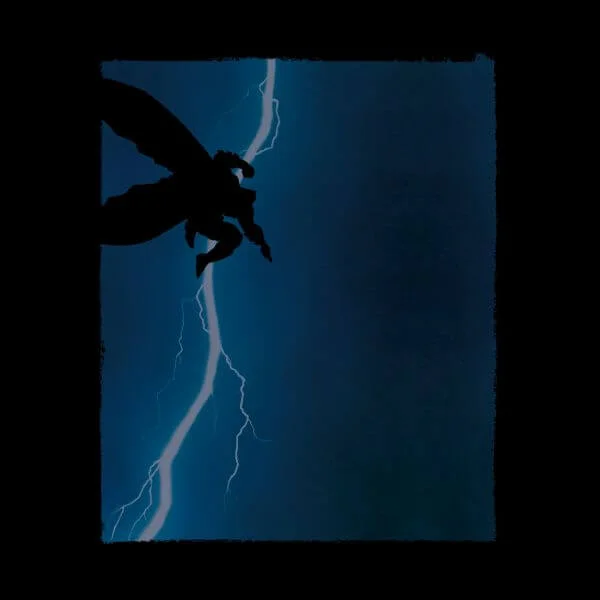 Batman The Dark Knight Returns Cover Women's T-Shirt - Black