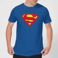 Justice League Supergirl Logo Men's T-Shirt - Royal Blue