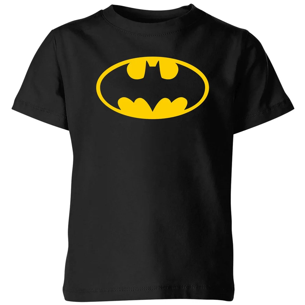 Justice League Batman Logo Kids' T-Shirt - Black - 3-4 ans Image 1
