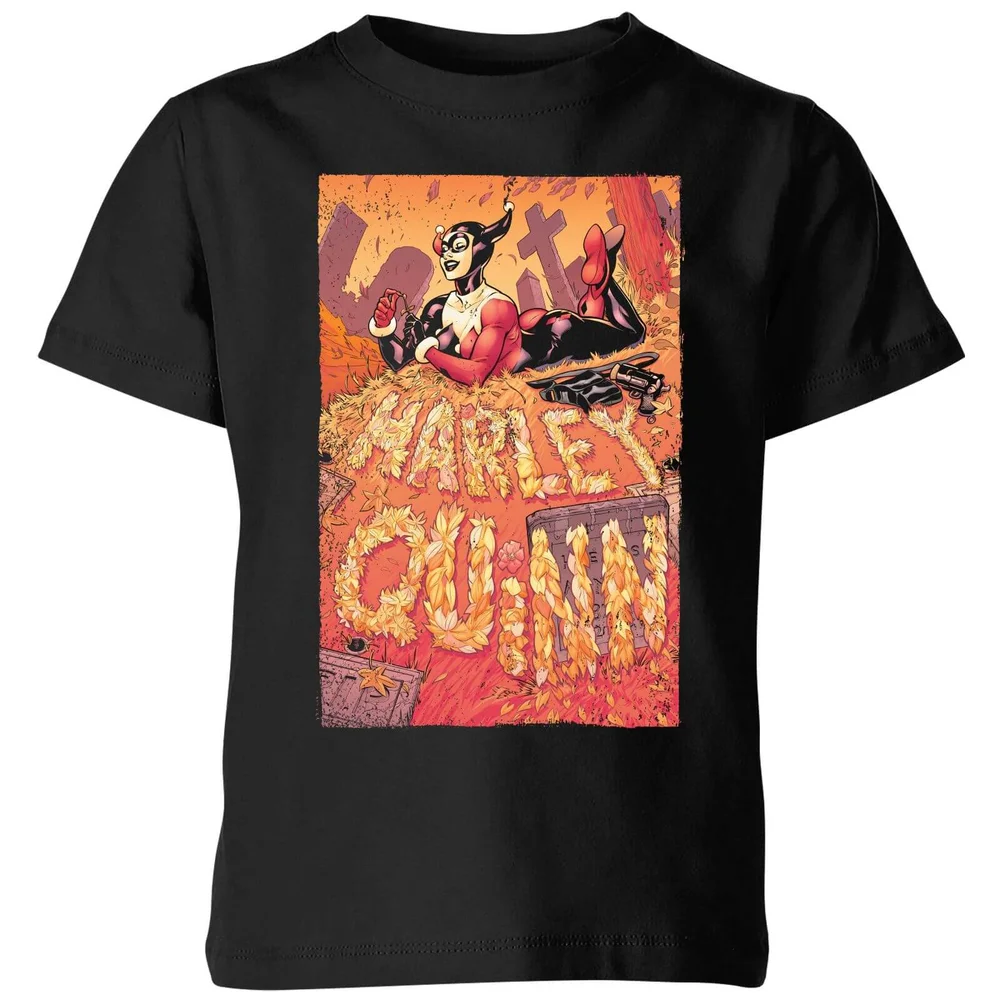 Batman Harley Quinn Cover Kids' T-Shirt - Black - 3-4 ans Image 1