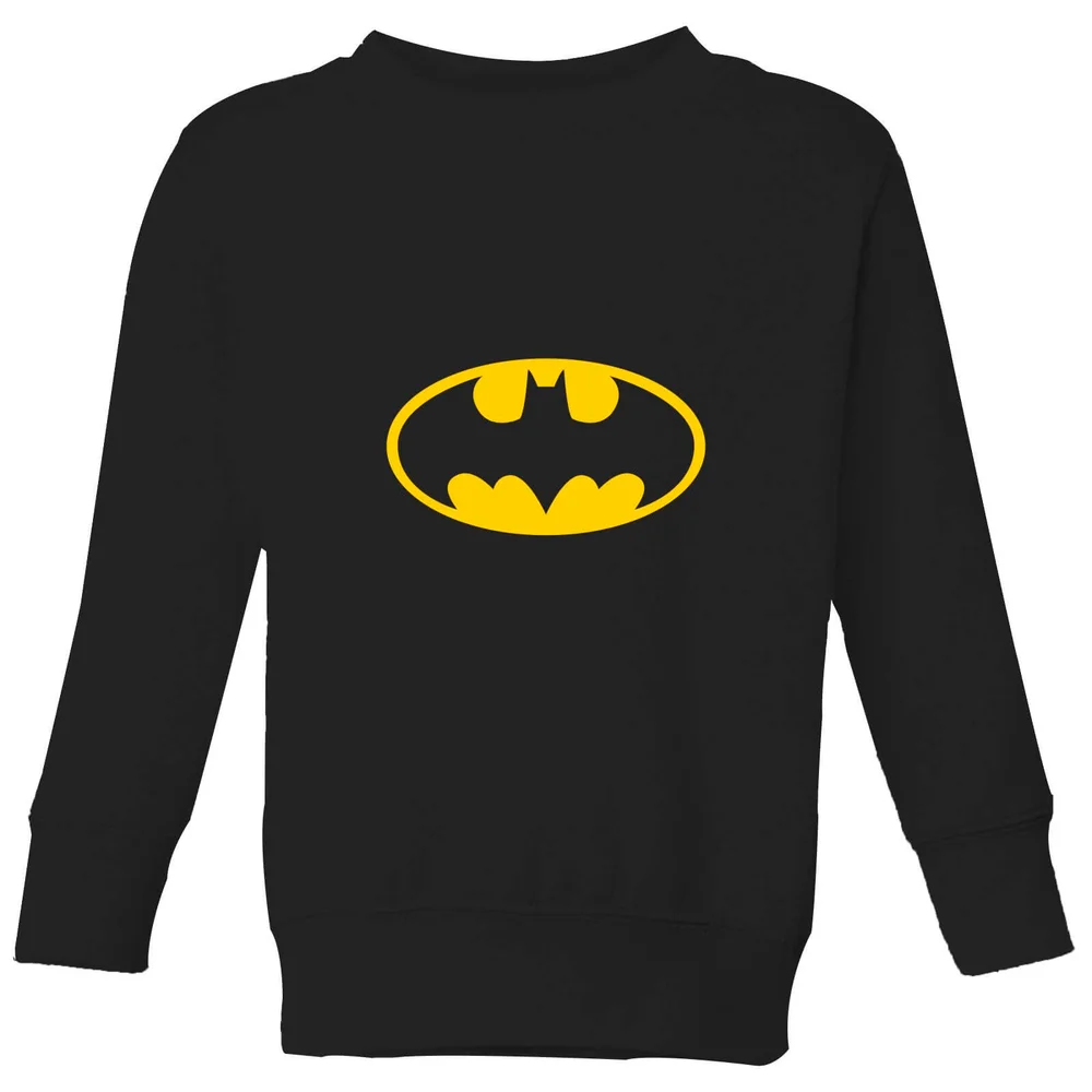 Justice League Batman Logo Kids' Sweatshirt - Black - 3-4 ans Image 1