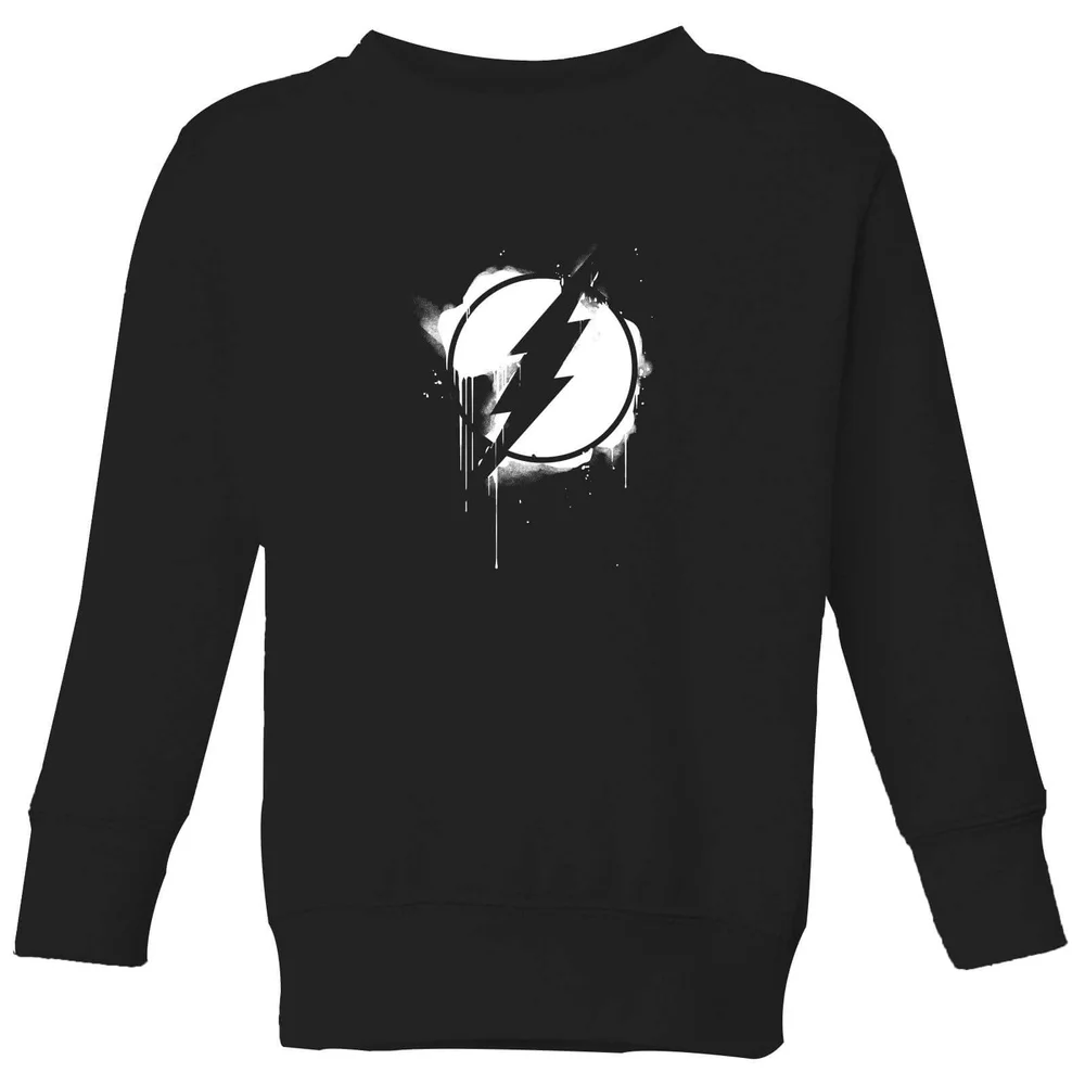 Justice League Graffiti The Flash Kids' Sweatshirt - Black - 3-4 ans Image 1