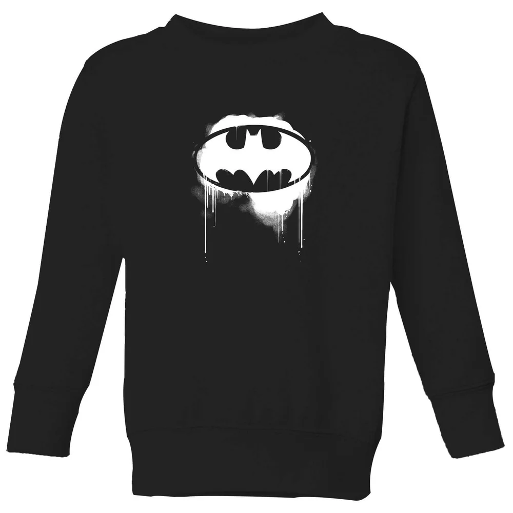 Justice League Graffiti Batman Kids' Sweatshirt - Black - 3-4 ans Image 1