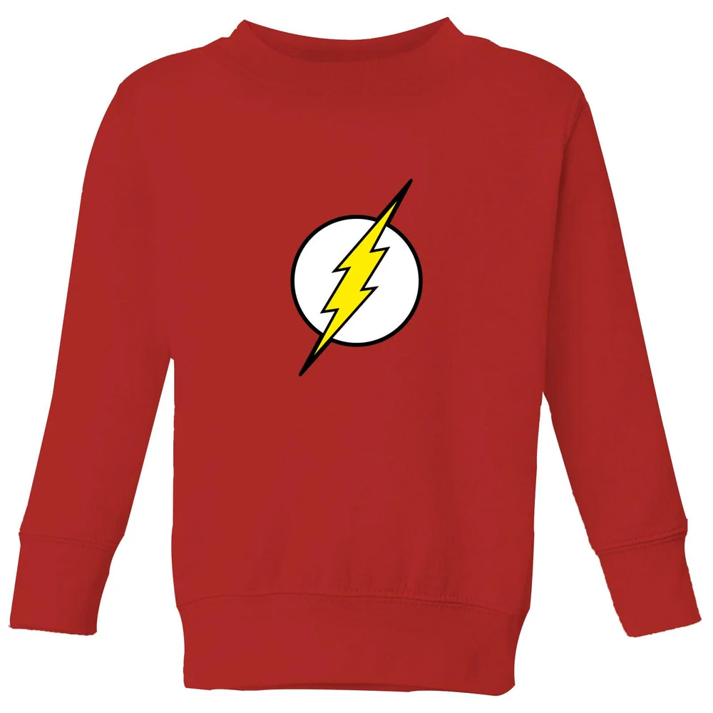 Justice League Flash Logo Kids' Sweatshirt - Red - 3-4 ans Image 1