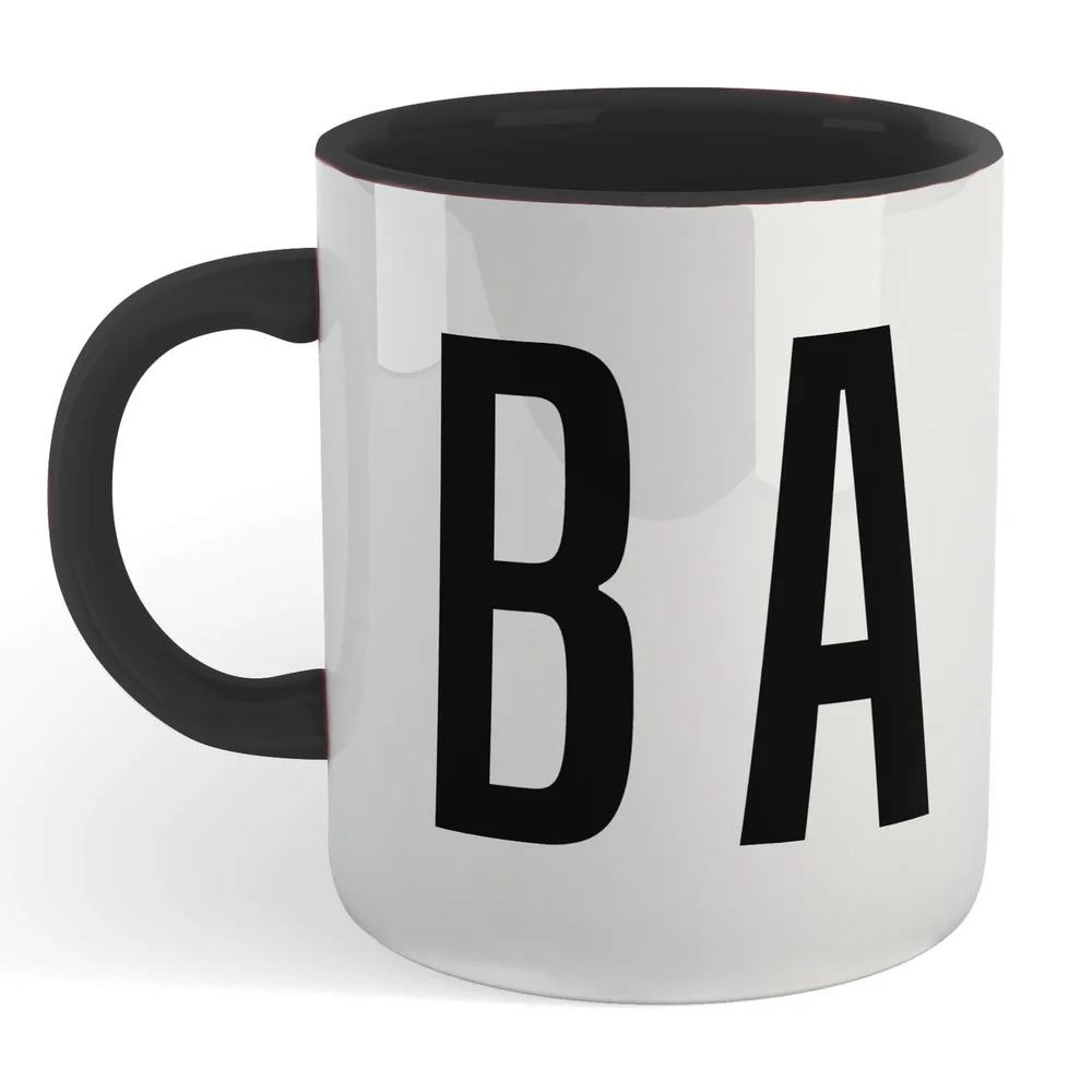 CBA Mug - White/Black Image 1