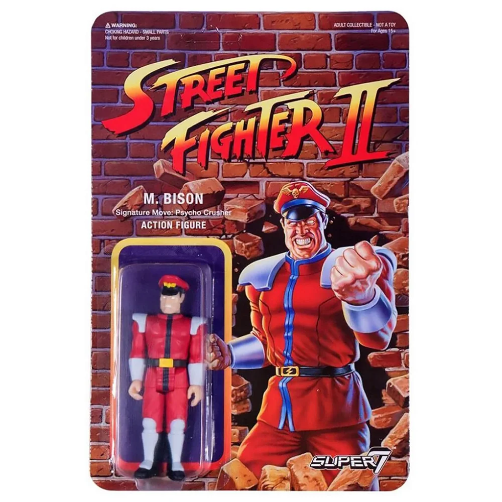 Super7 Street Fighter M Bison ReAction Figure Image 1