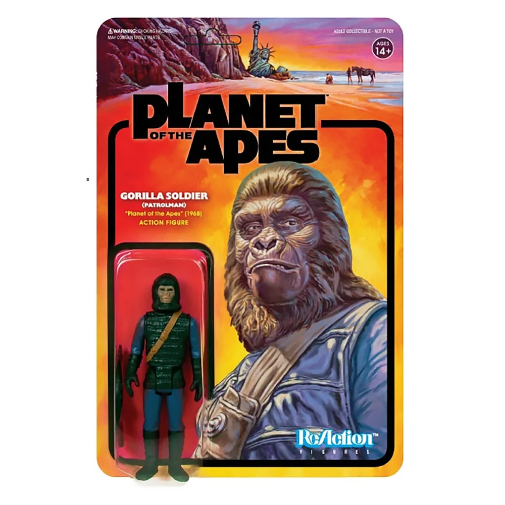 Super7 Planète des Singes Vague 2 Soldat Singe 2 (Patrouilleur) Figurine à Reaction Image 1
