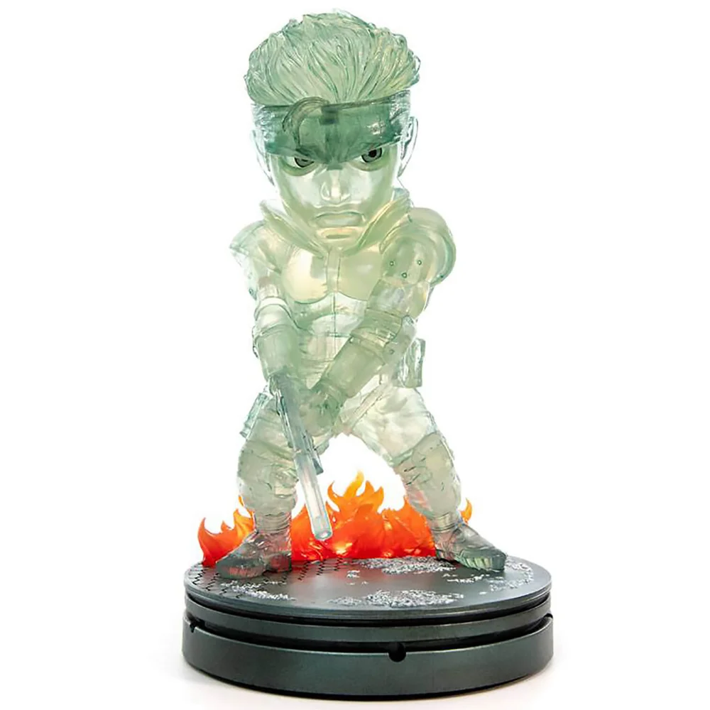 First 4 Figures Metal Gear Solid Statuette SD PVC Solid Snake Camouflage furtif Ver. 20 cm Image 1