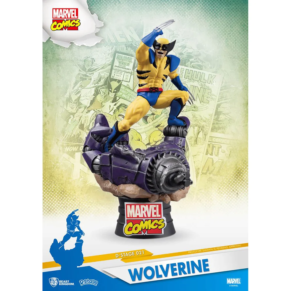 Diorama X-Men Wolverine Beast Kingdom Marvel Comics D-Stage PVC - 15 cm Image 1