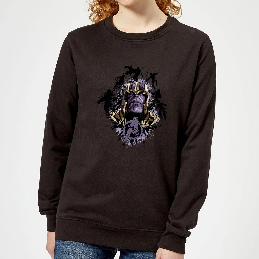 Sweat-shirt Avengers Endgame Warlord Thanos - Femme - Noir - XS Image 1