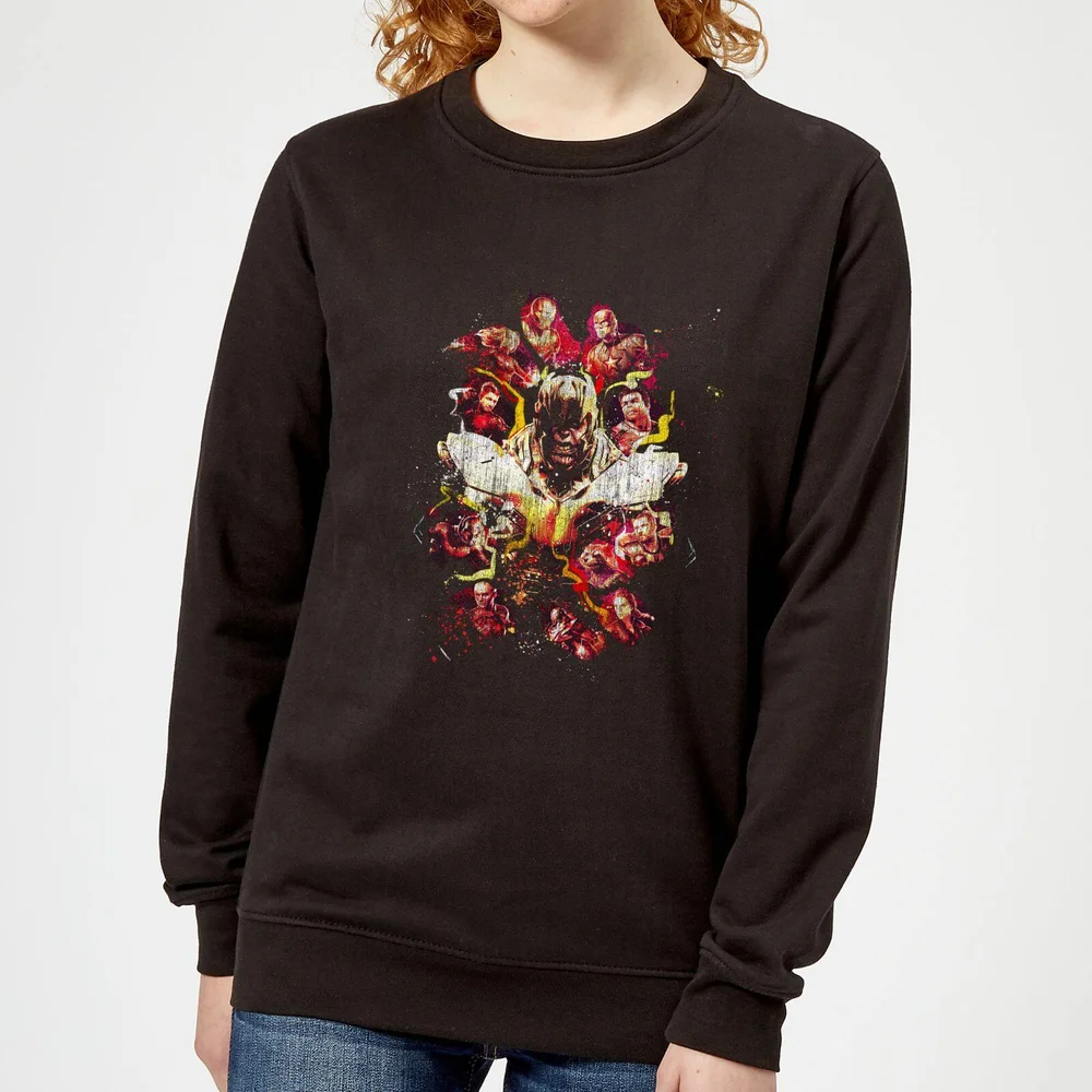 Sweat-shirt Avengers Endgame Distressed Thanos - Femme - Noir - XS Image 1