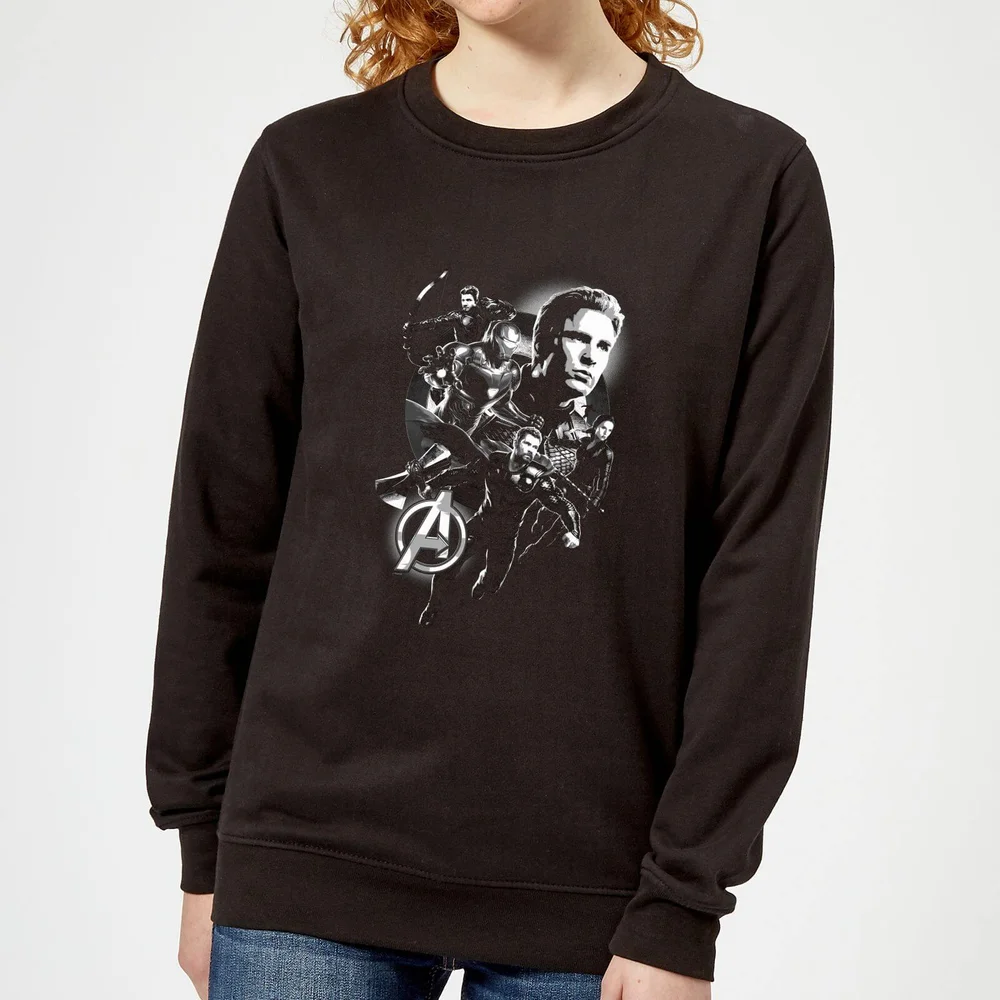 Sweat-shirt Avengers Endgame Mono Heroes - Femme - Noir - XS Image 1
