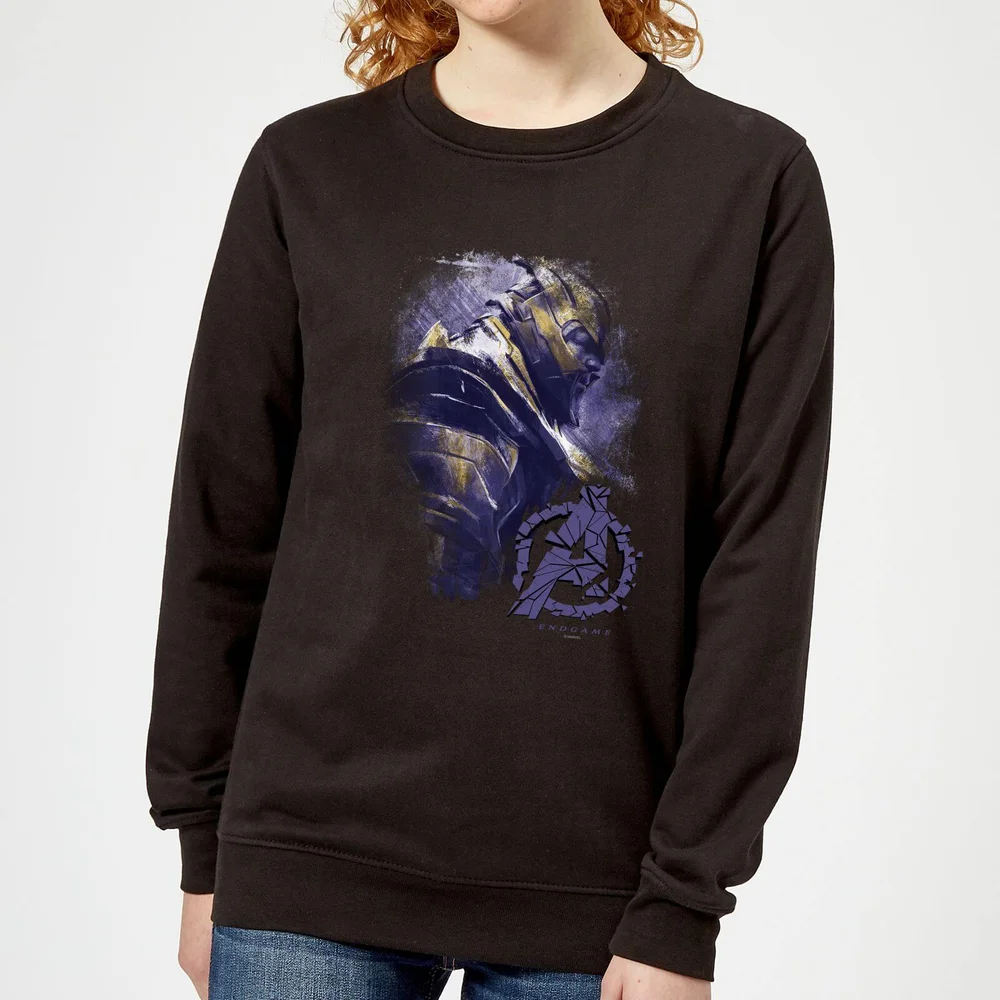 Sweat-shirt Avengers Endgame Thanos Brushed - Femme - Noir - XS Image 1