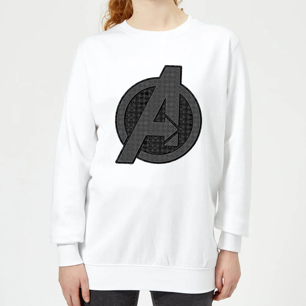 Sweat-shirt Avengers Endgame Iconic Logo - Femme - Blanc - XS Image 1