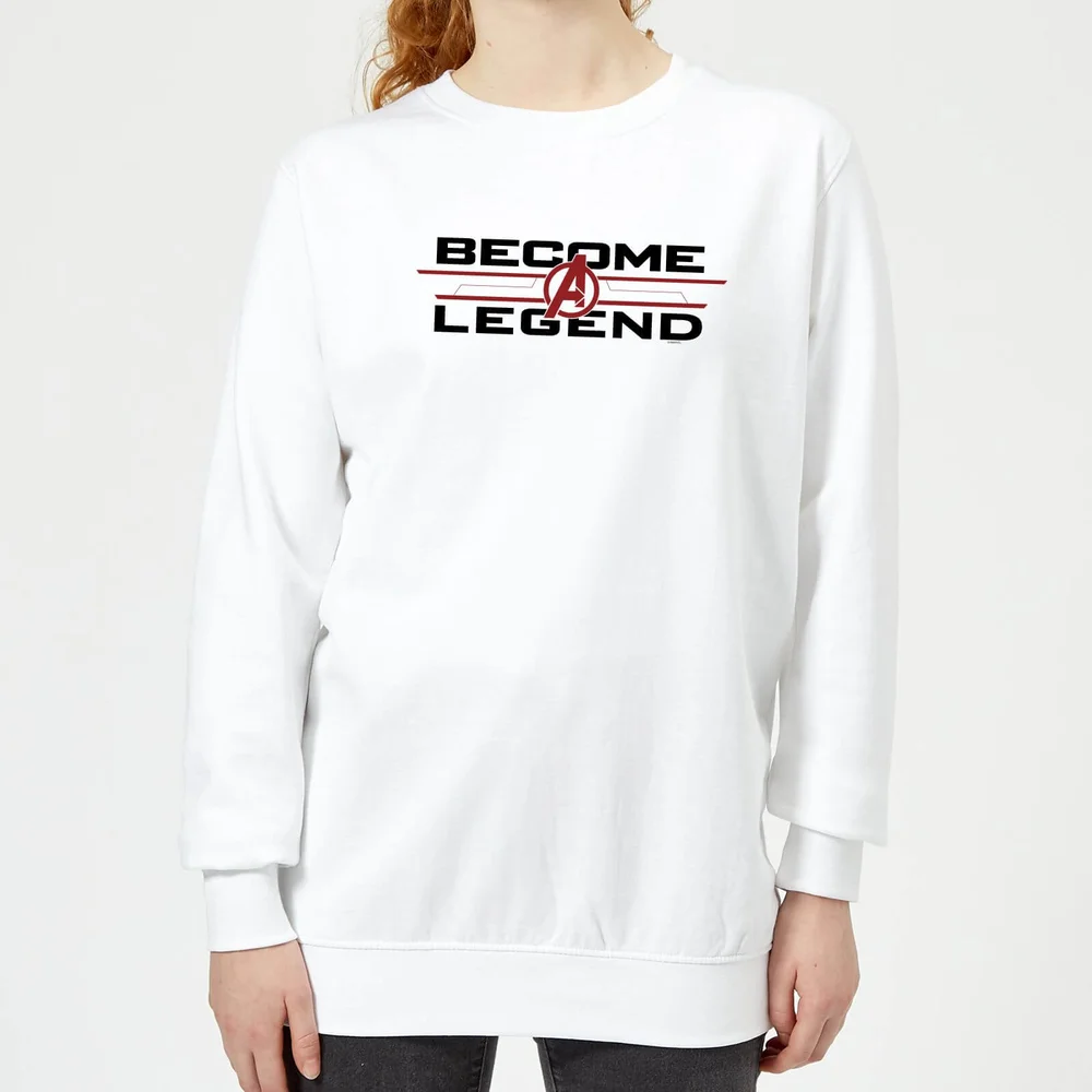 Sweat-shirt Avengers Endgame Become A Legend - Femme - Blanc - XS Image 1