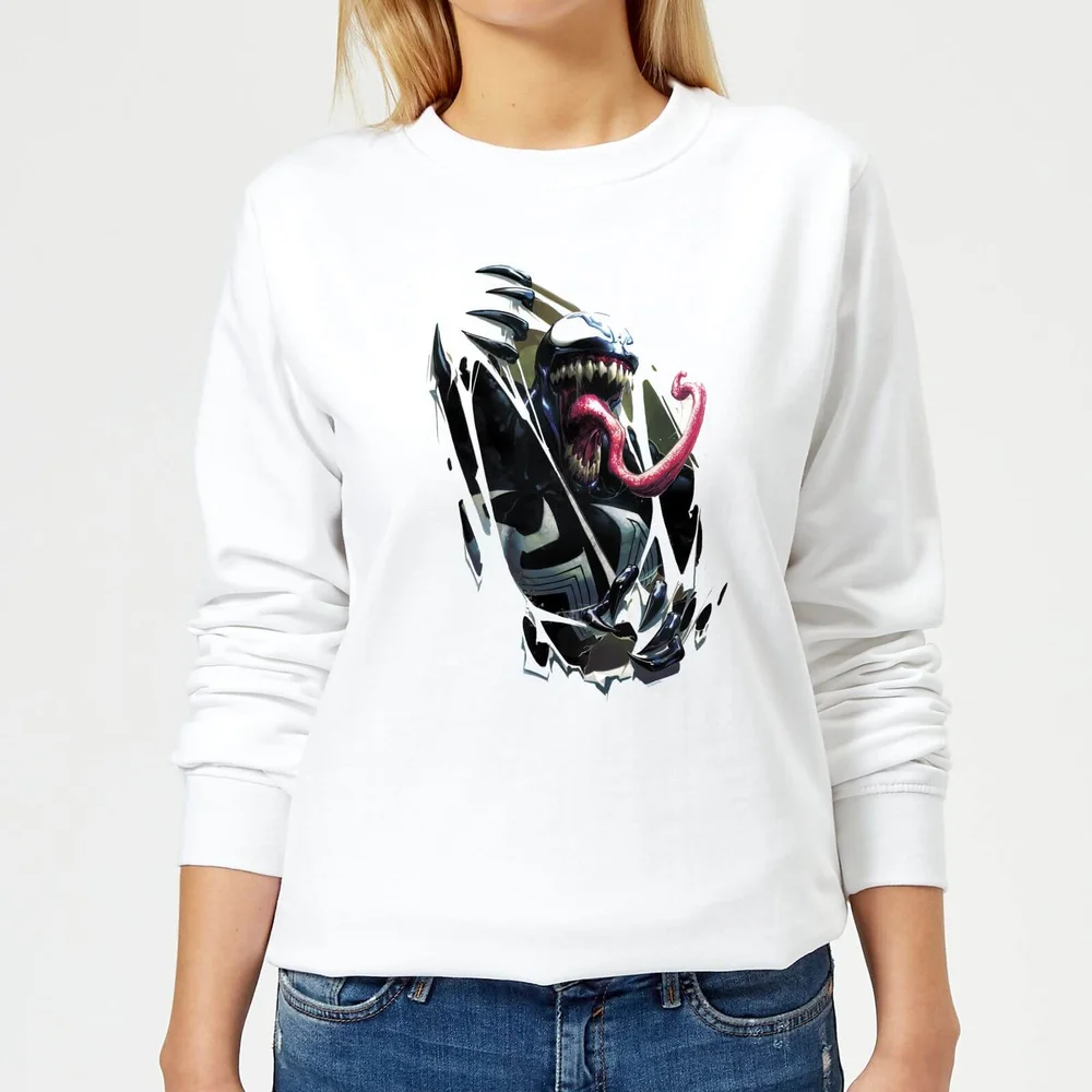 Marvel Venom Inside Me Women's Sweatshirt - White - XS Image 1