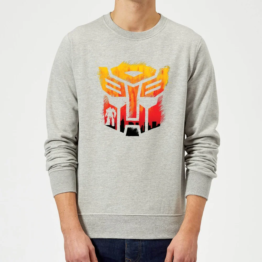 Transformers Autobot Symbol Sweatshirt - Grey - S - Gris Image 1