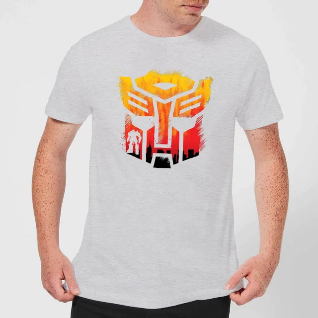 Transformers Autobot Symbol Men's T-Shirt - Grey