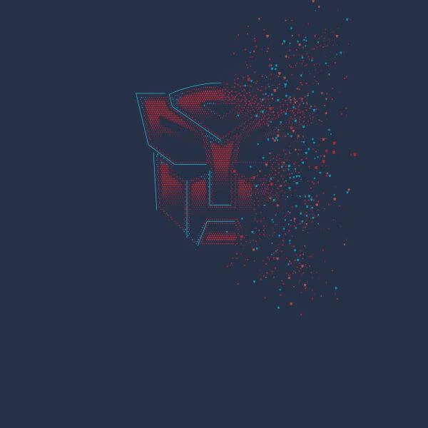 Transformers Autobot Fade Women's T-Shirt - Navy